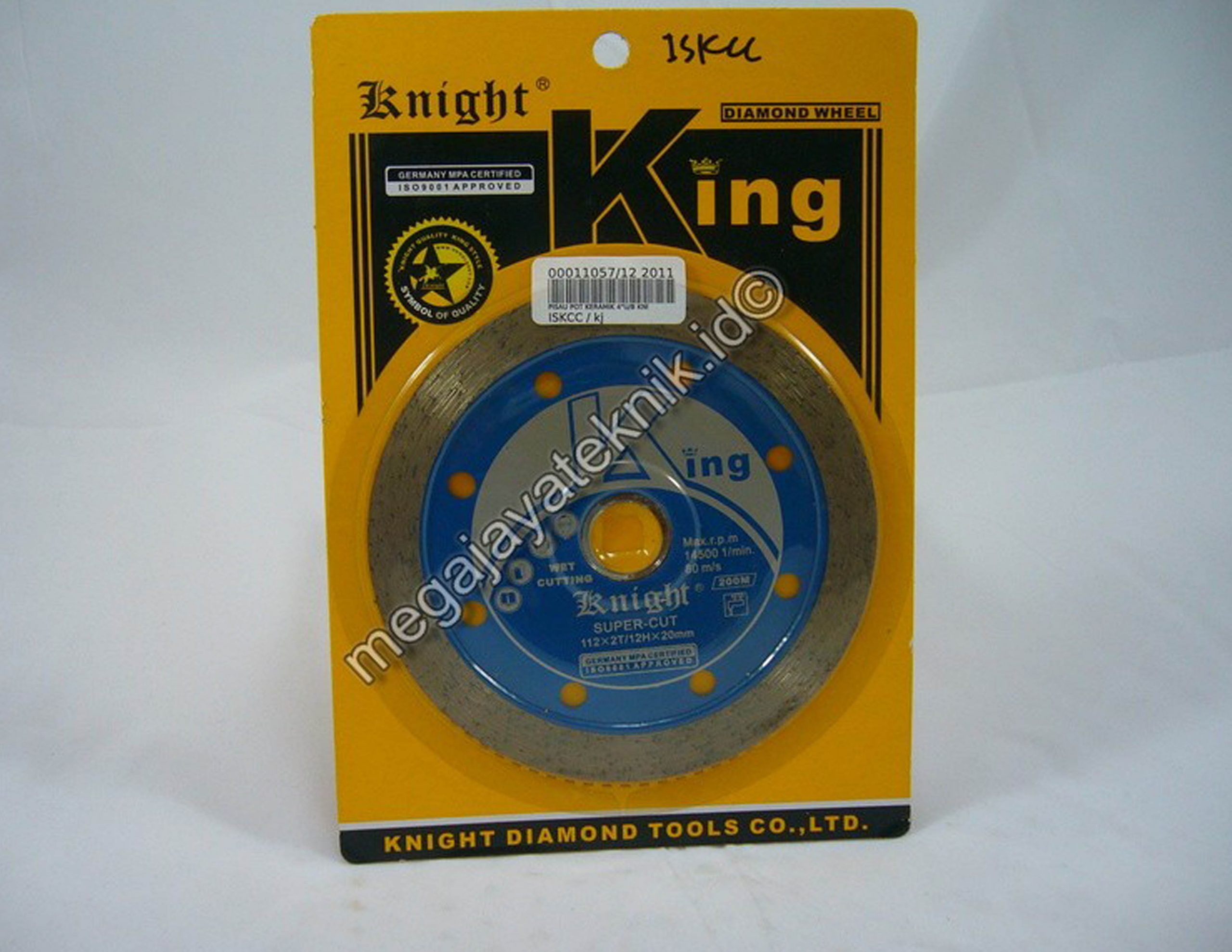 Diamond Wheel / Pisau Potong Keramik 4 Inch Knight