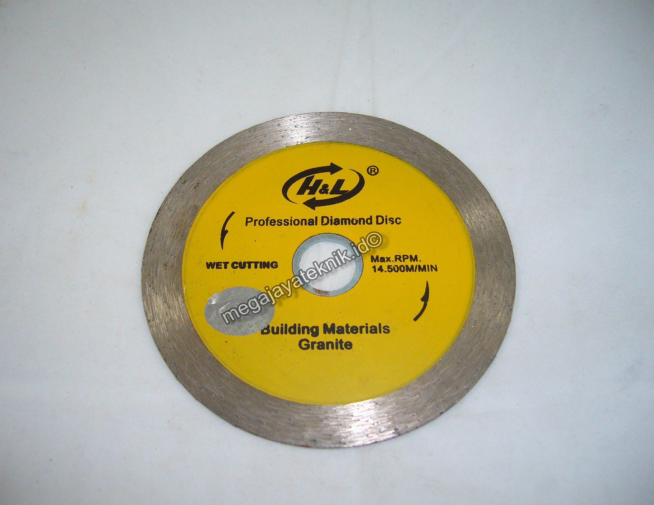 Diamond Wheel / Pisau Potong Granit 4 Inch H&L